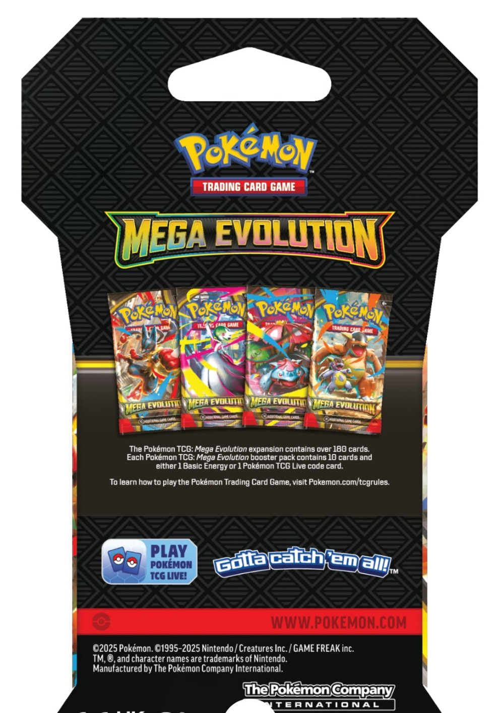 Genuine Mega Evolutions sleeved booster packs (originals)