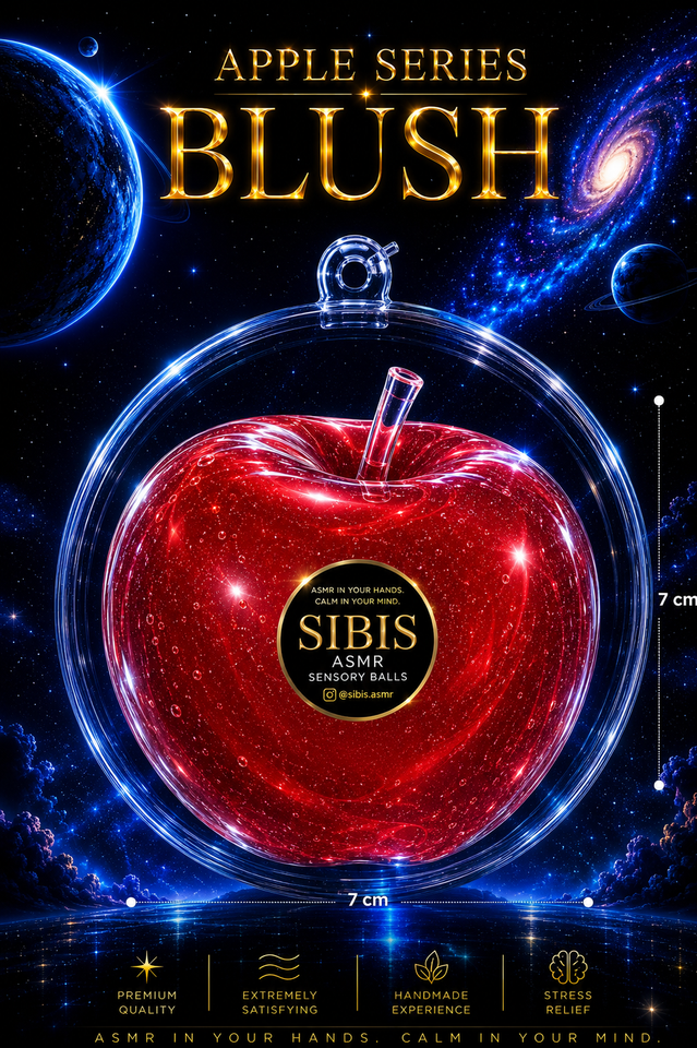BLUSH- SIBIS APPLE Premium ASMR Sensory Ball