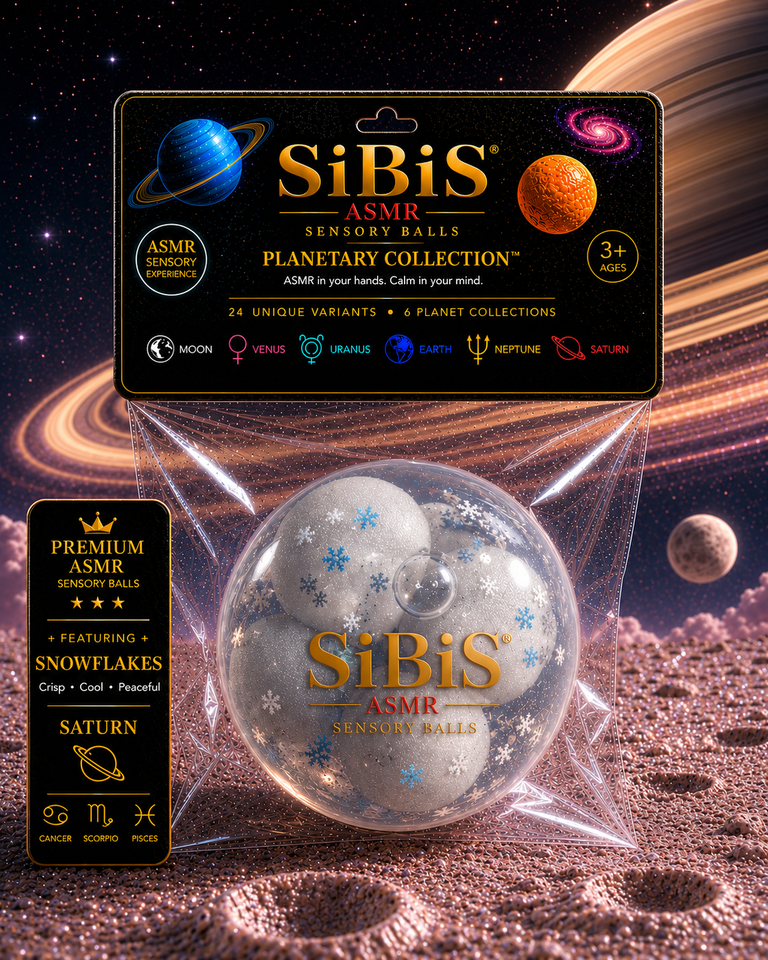 SNOWFLAKES - SIBIS MOCHI Premium ASMR Sensory Ball