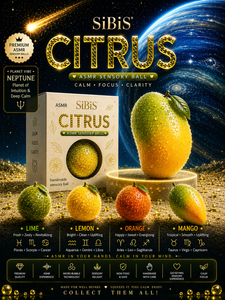 SiBiS Citrus Mango Color-Changing – Premium Handmade ASMR Sensory Ball