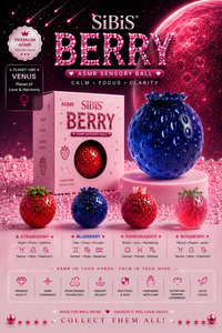 SiBiS Blueberry – Premium Handmade ASMR Sensory Ball