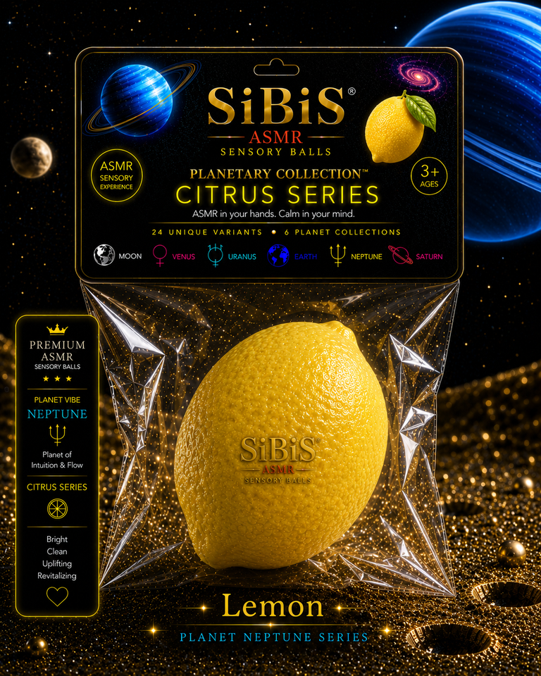 LEMON – SIBIS CITRUS Premium Handmade ASMR Sensory Ball