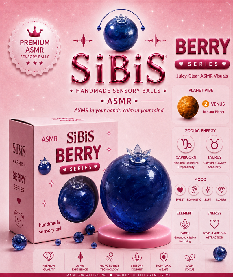 BLUEBERRY- Premium ASMR Sensory Ball