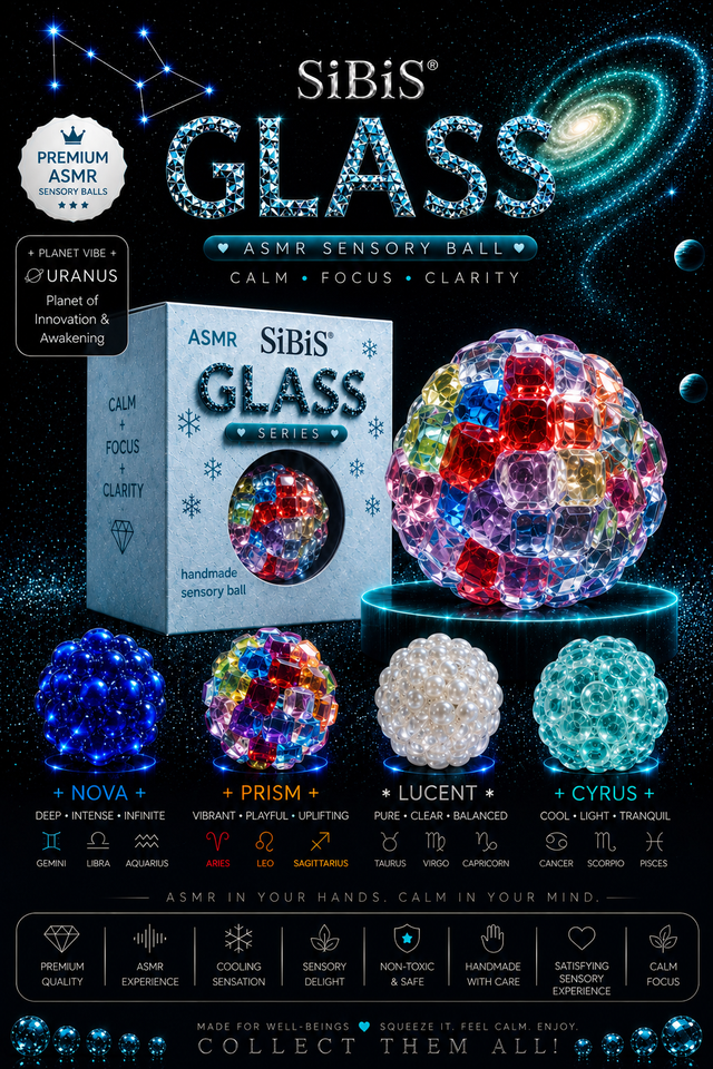 PRISM- SIBIS GLASS Premium ASMR Sensory Ball