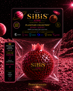 POMEGRANATE– SIBIS BERRY Premium Handmade ASMR Sensory Ball