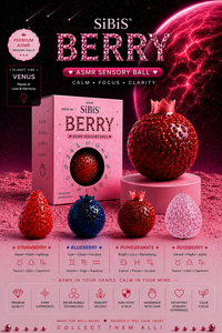 POMEGRANATE– SIBIS BERRY Premium Handmade ASMR Sensory Ball