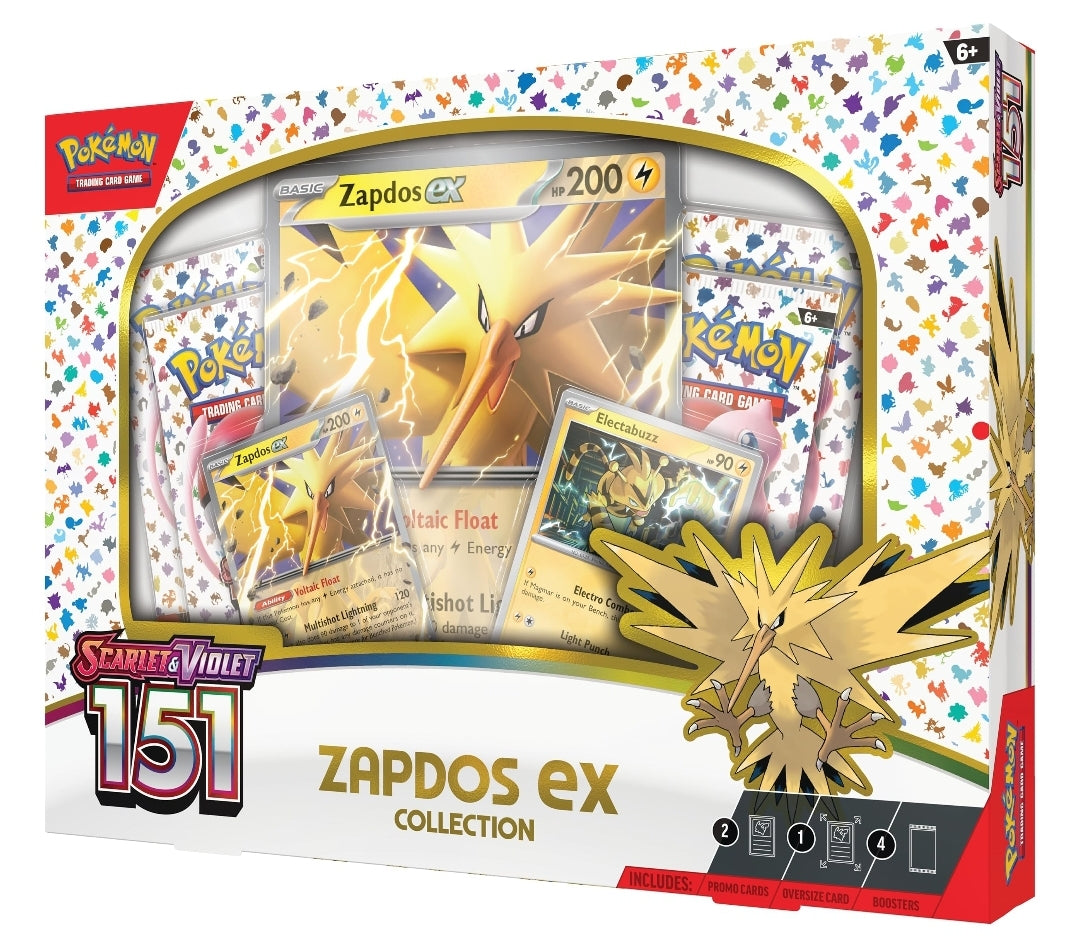 Genuine Zapdos Ex Collection set (original) [Scarlet & Violet 151]