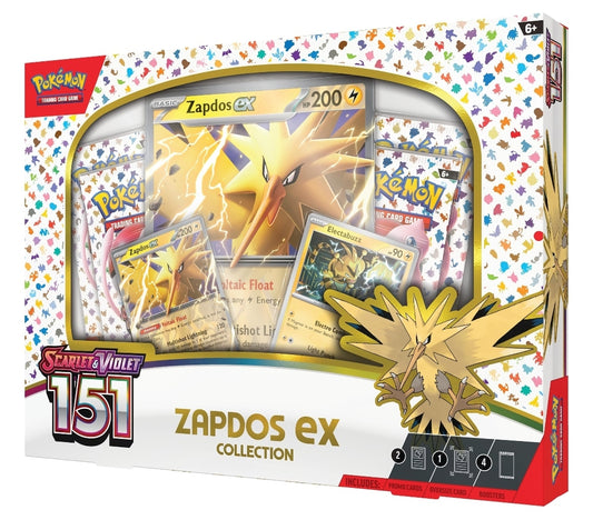 Genuine Zapdos Ex Collection set (original) [Scarlet & Violet 151]